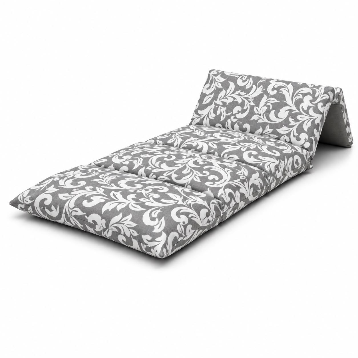 Floor Foldable Mattress (Oriental coffee Design)