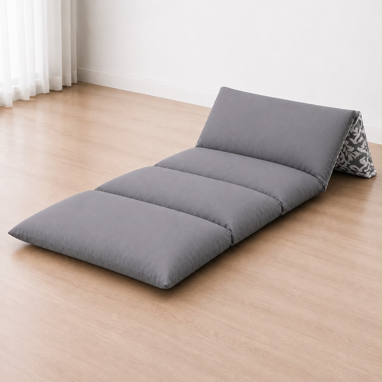 Floor Foldable Mattress (Oriental coffee Design)