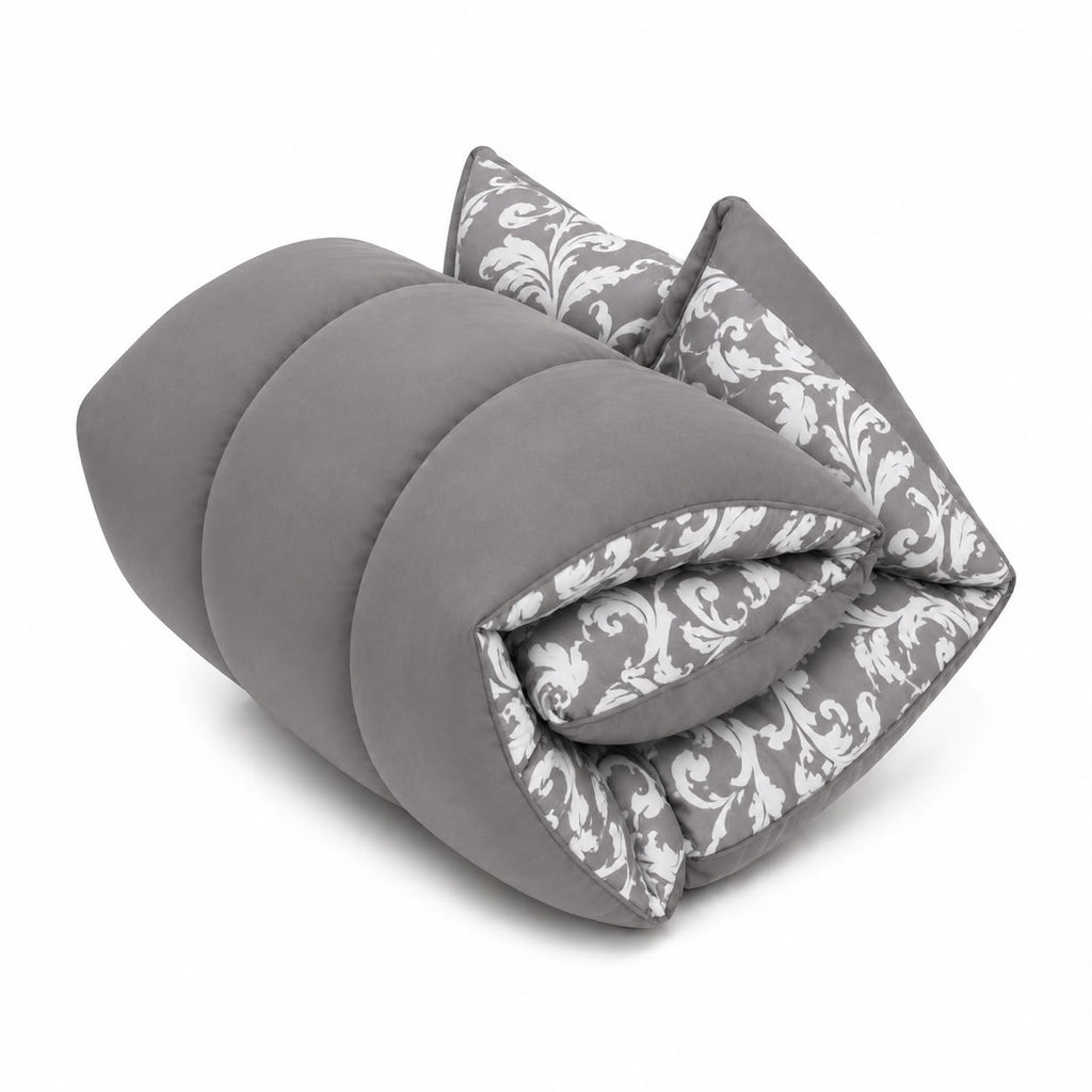 Floor Foldable Mattress (Oriental coffee Design)