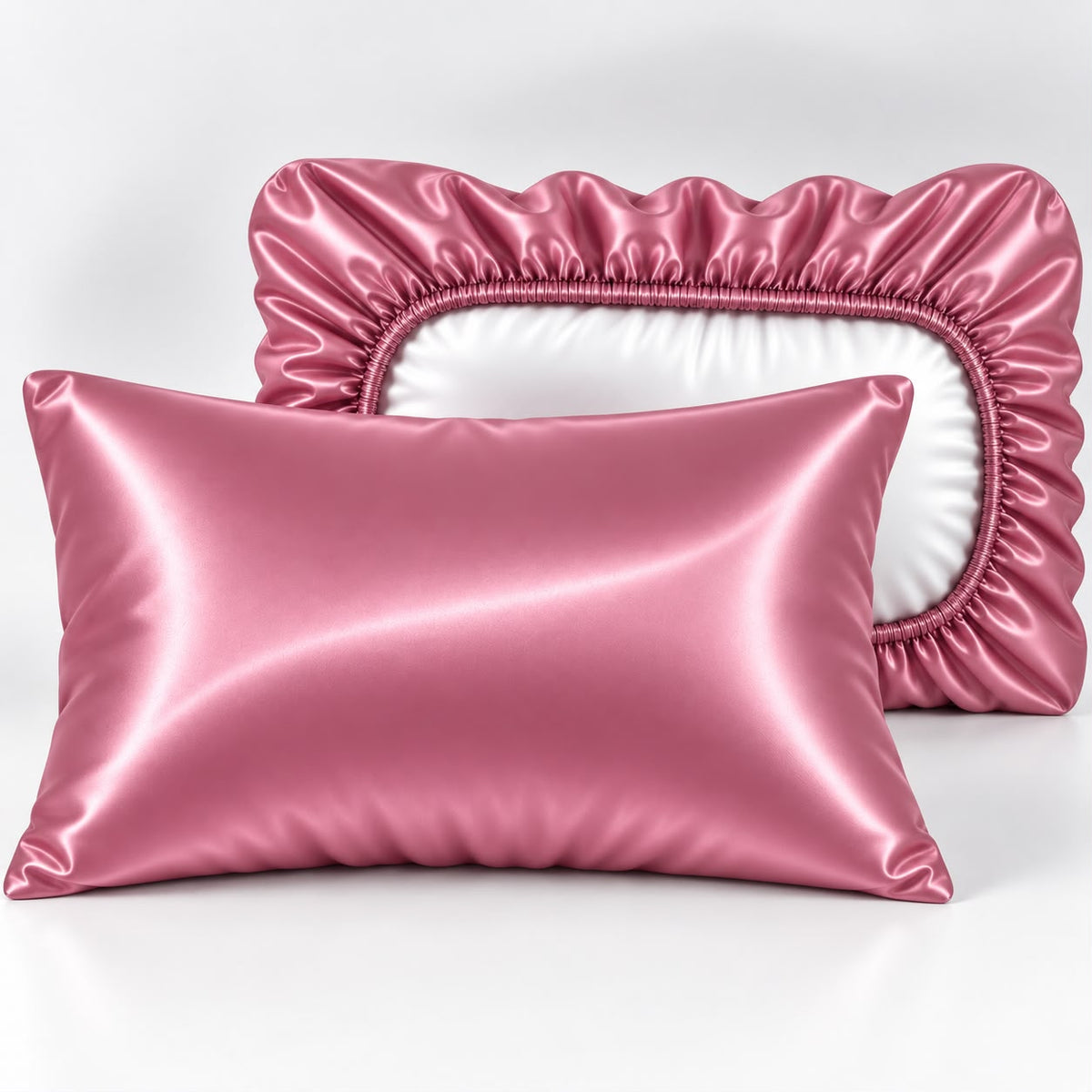 Satin Pillowcase Cover with Elastic – Soft & Smooth