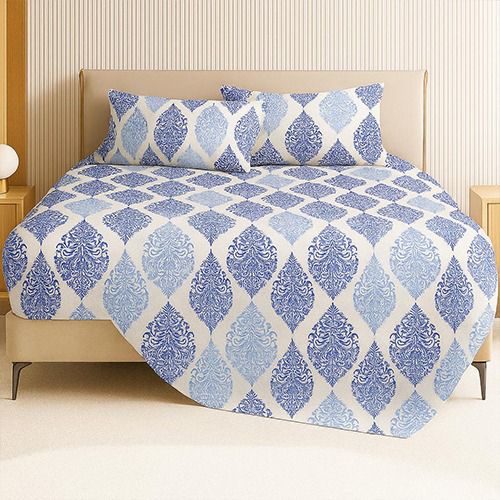 Royal Flat Bed Sheet Set – Soft & Breathable Printed Microfiber