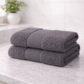 Pure Cotton Hand Towels–Grid Design 700 GSM