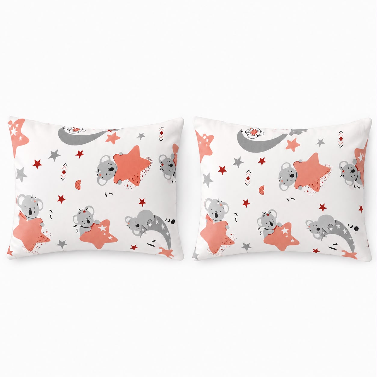 Dozi Pillowcases Set 2 Pcs – Soft & Breathable Blended Cotton