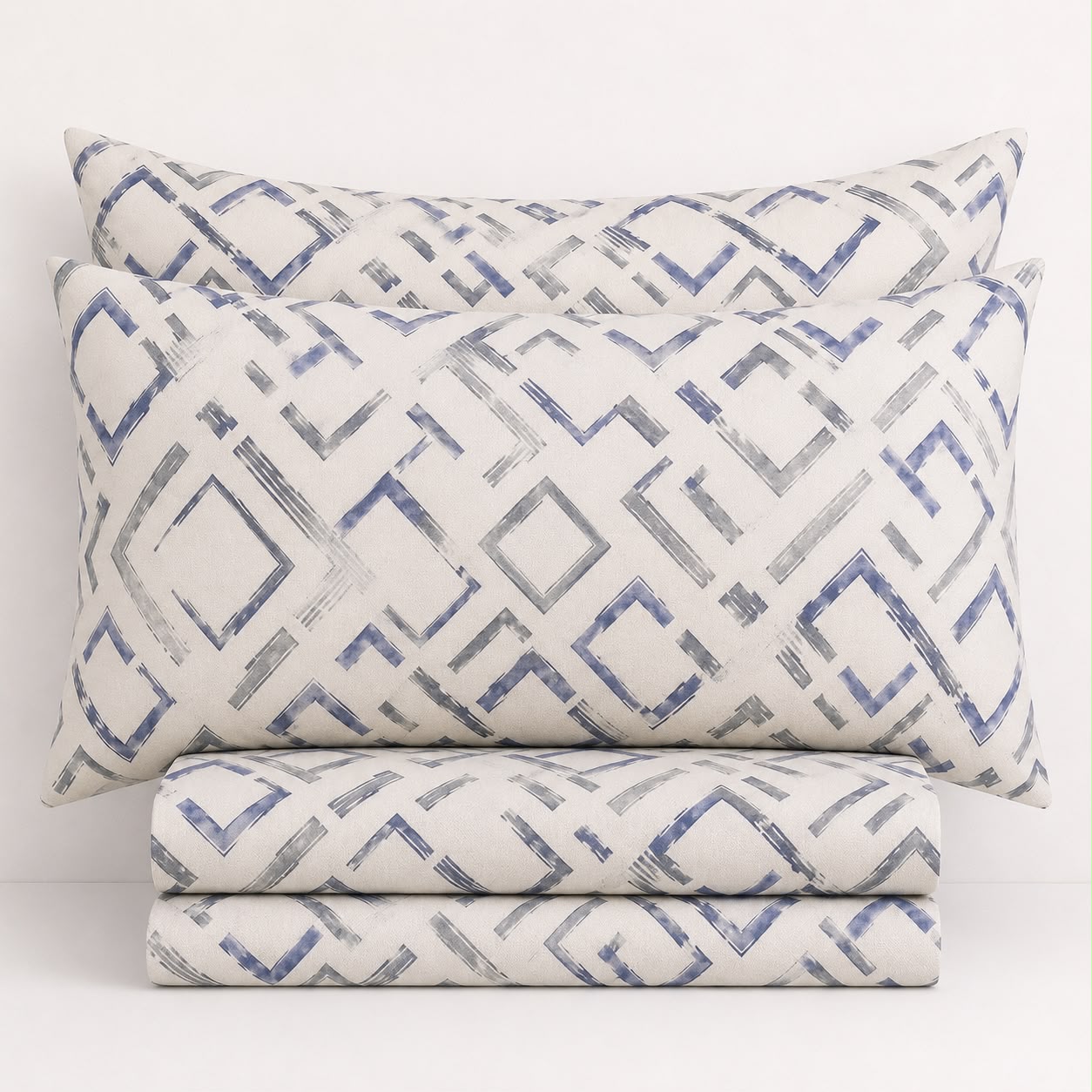 Seafoam Flat Bed Sheet Set – Soft & Breathable Blended Cotton
