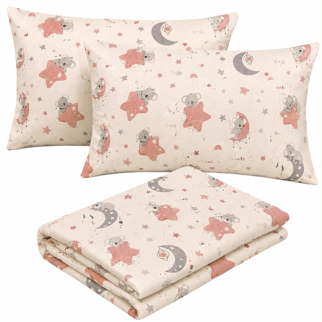 Dozi Flat Bed Sheet Set – Soft & Breathable Blended Cotton