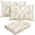 Breeze Green Fitted Bed Sheet Set – Soft & Breathable Blended Cotton