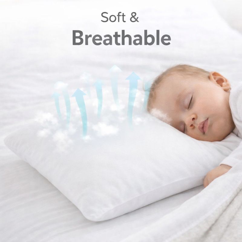 Baby Sleeping Pillow – Soft Loose Fiber Filling