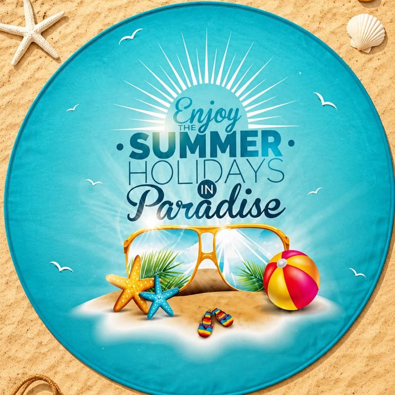 Beach Mat – Sandproof Outdoor Mat – Paradise Design