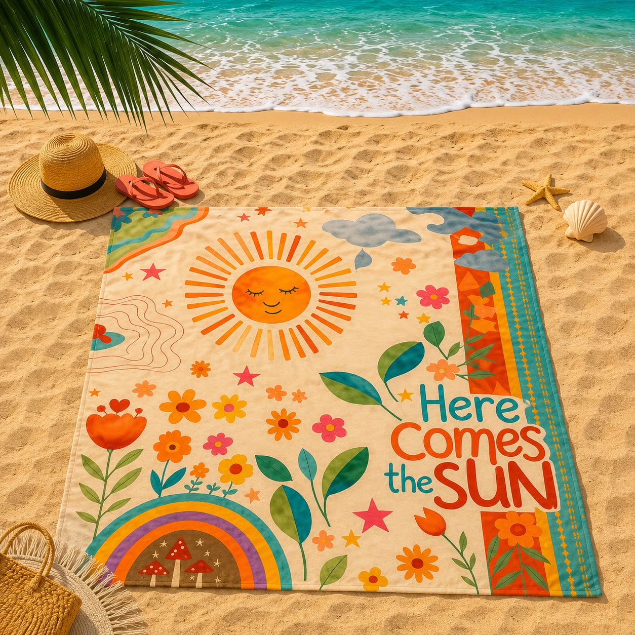 Beach Mat – Sandproof Outdoor Mat – Sunny Design