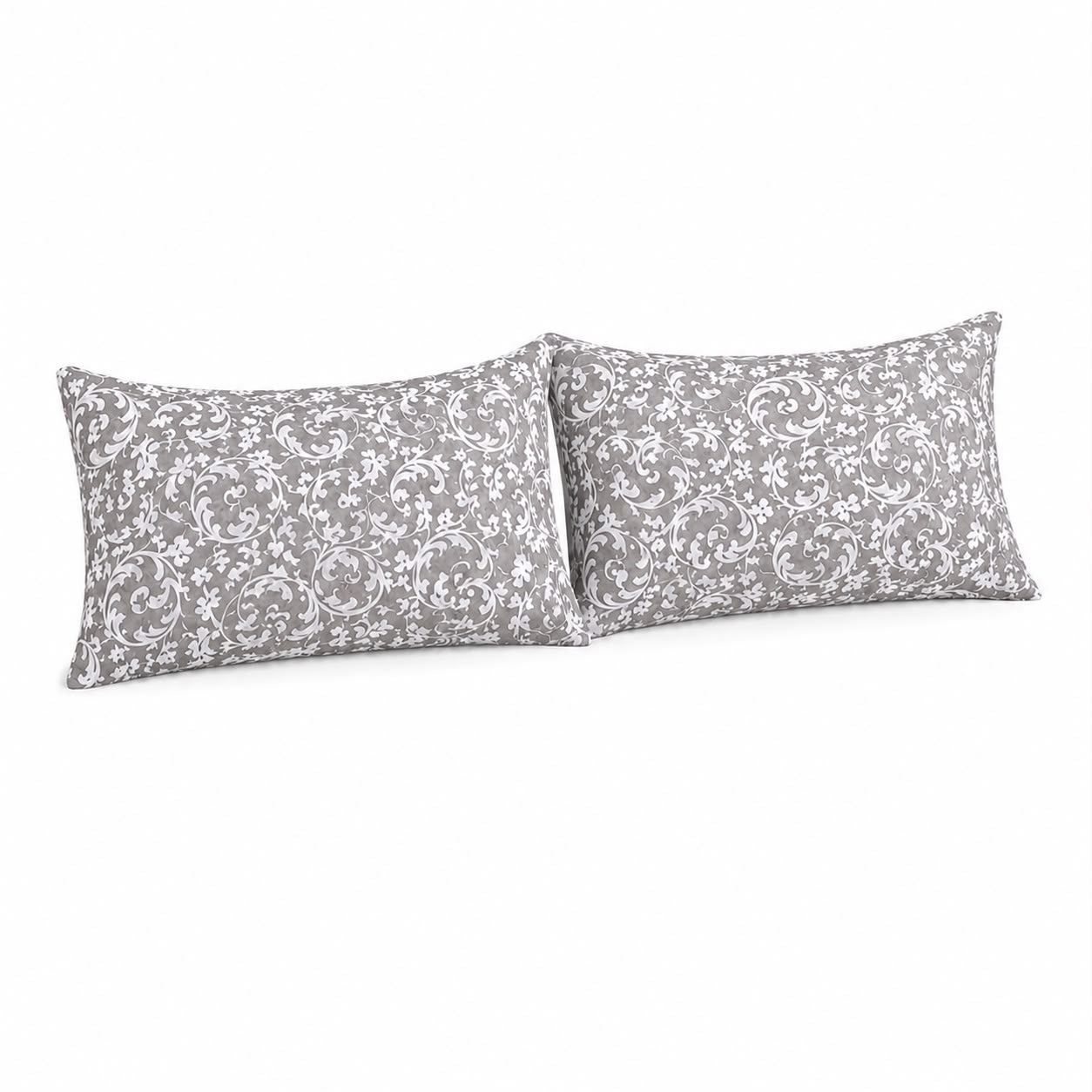 Oriental Coffee Pillowcases Set 2 Pcs – Soft & Breathable Printed Microfiber