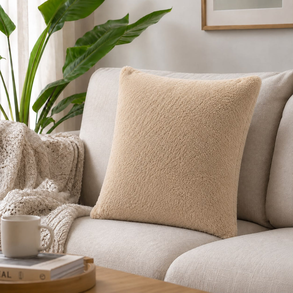 Double Face Fur Cushion – Soft & Cozy – 350GM