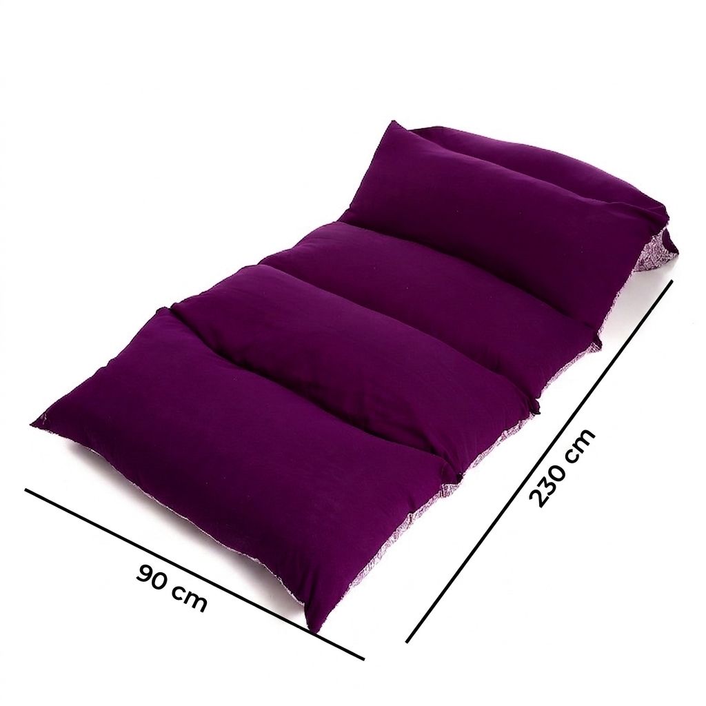 Floor Foldable Mattress (Purple Maze Design)