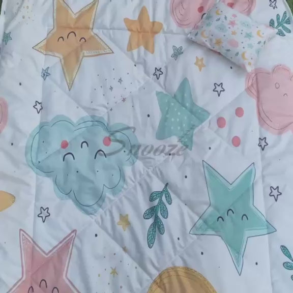Baby Quilt & Pillow Set – Sweet Dreamy Design