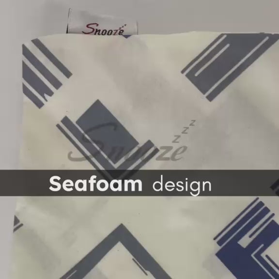 Seafoam Long Pillowcase  – Soft & Breathable Blended Cotton