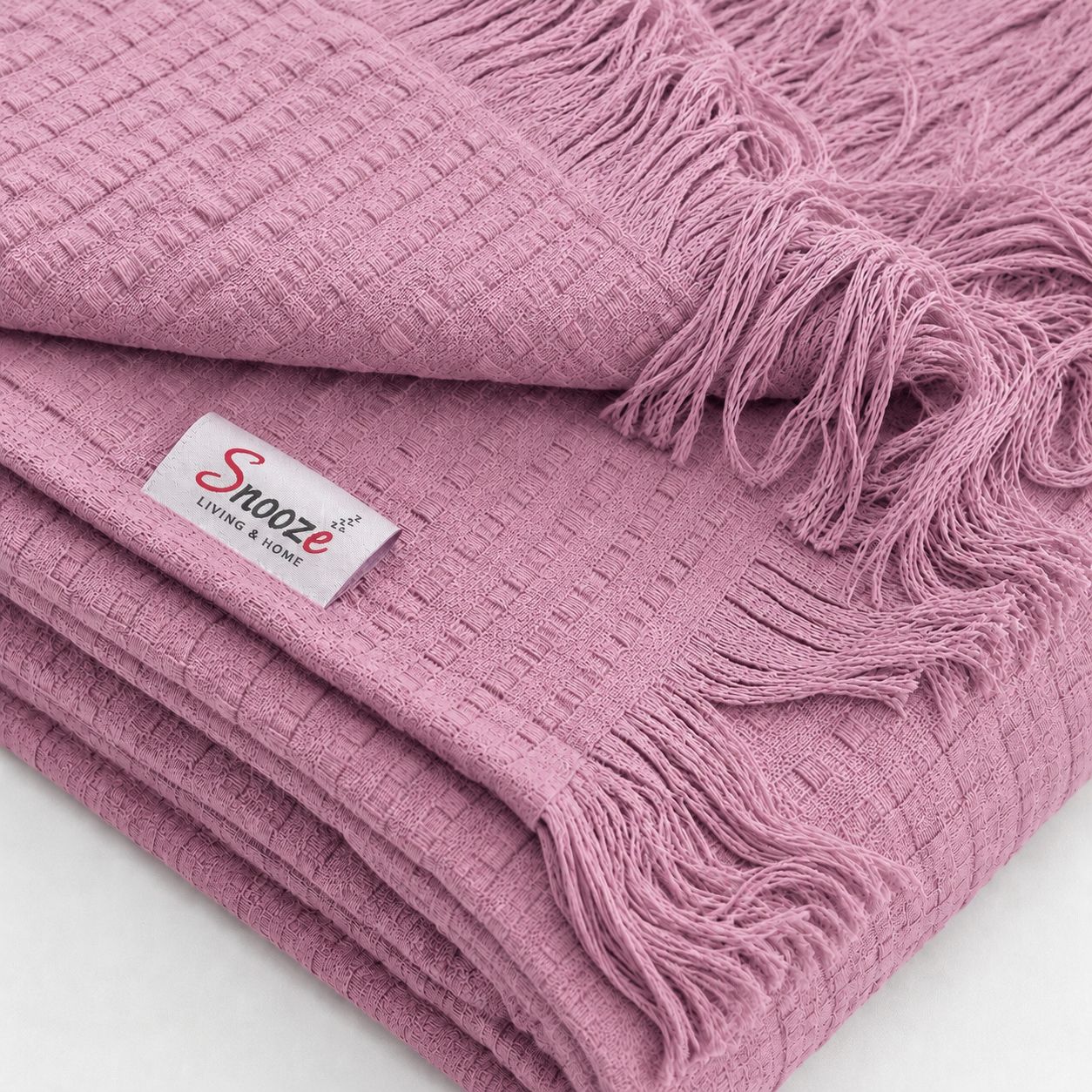 Summer Plain Coverlet  - Lightweight Soft Bedspread Kashmir Color