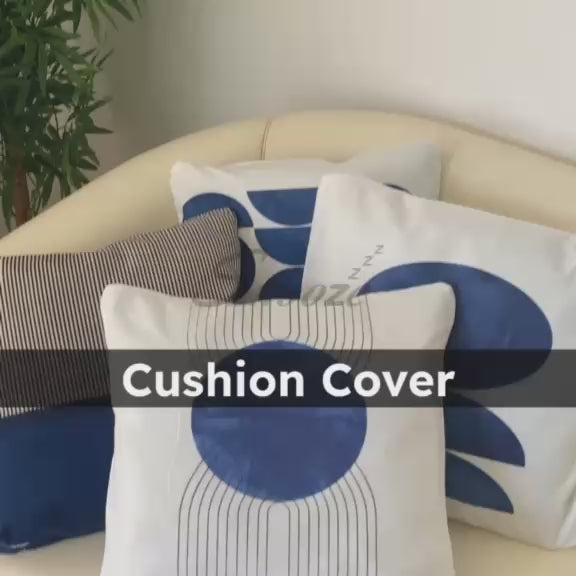 Cushion Cover Set 4 Pcs - Blue Ocean Design