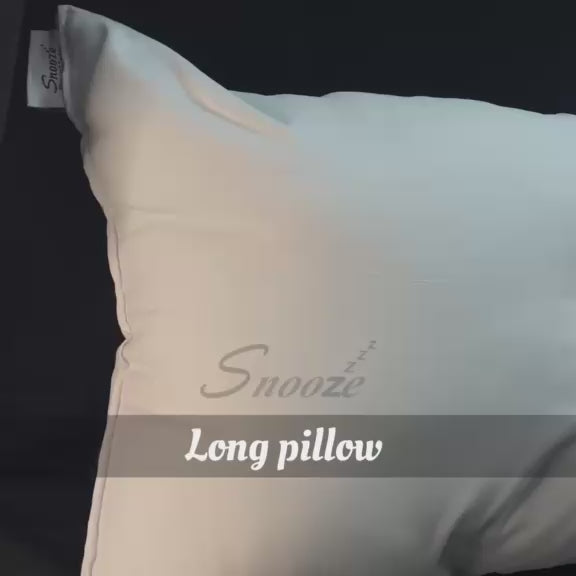 Long Pillow Loose Fiber Filling – Medium Support Soft Comfort